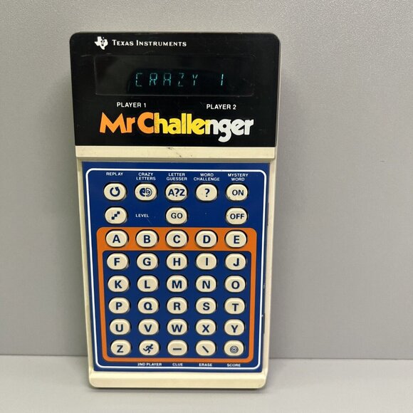 Mr Challenger Texas Instruments Handheld Electronic Game Vintage 1978 *Read* - Picture 7 of 15